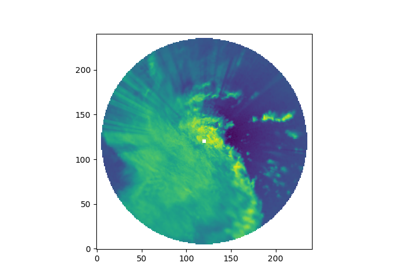 Map a single radar to a Cartesian grid